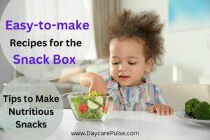 Need some inspiration for healthy and yummy snacks that you can pre-pack for your kid's daycare? We've got the perfect solution to get your creative mode on.