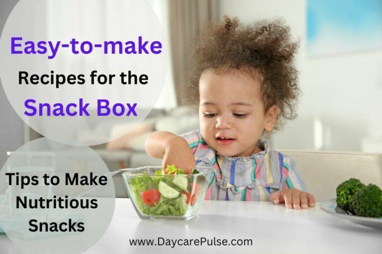 Daycare Snack Menu Ideas