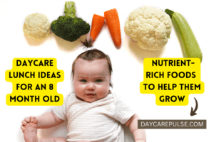 This guide will briefly overview the importance of planning lunch for 8-month infants at daycare and suggest balanced meal ideas.