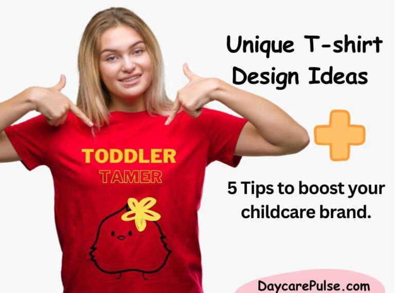 Daycare T-shirt Design Ideas | Child care shirts