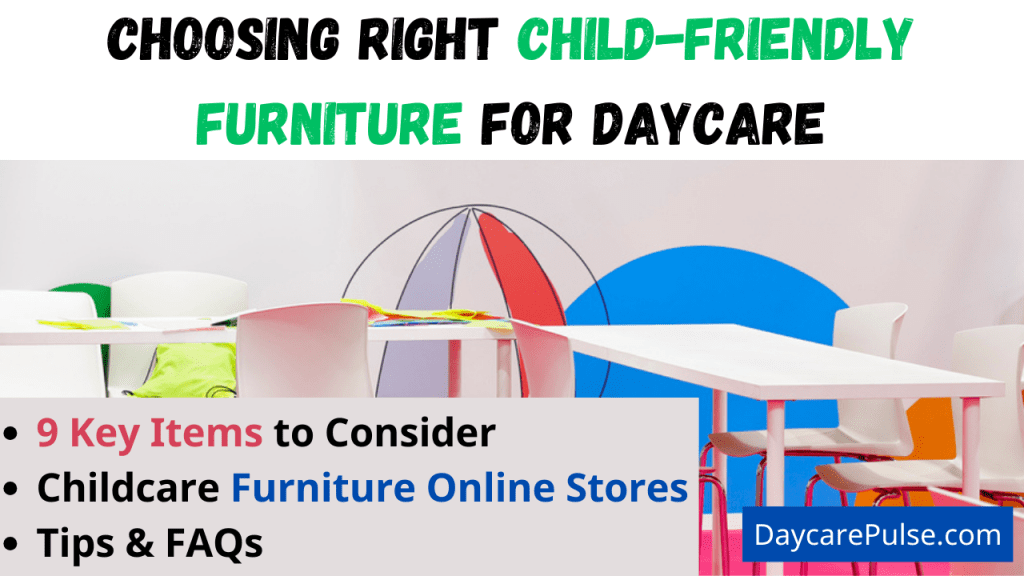 Choosing The Riht Daycare Furniture